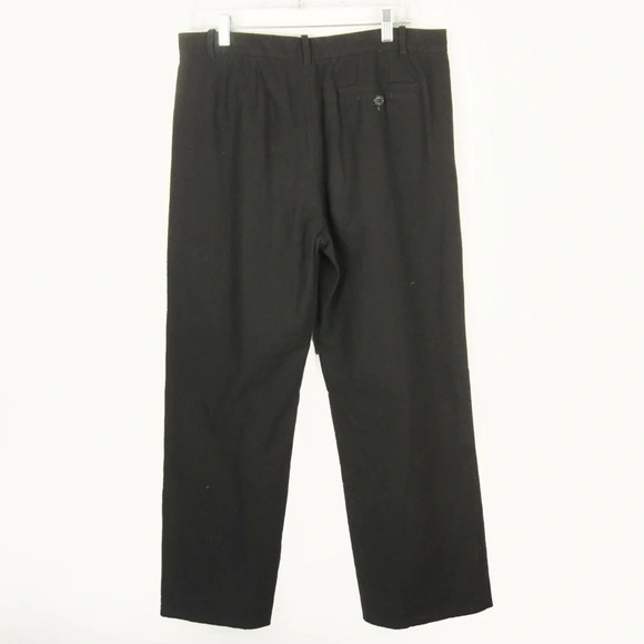Ann Demeulemeester Black Wide Trouser Pants - Picture 2 of 3